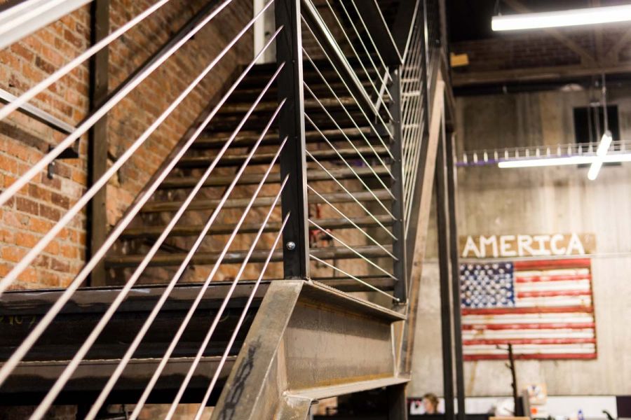 Stairs in the Midtown Redevelopment Project